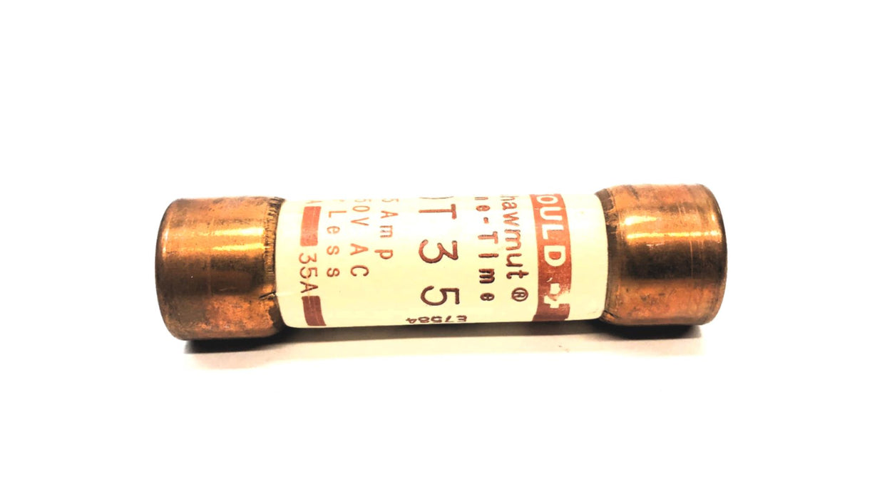 Gould / Shawmut Class K5 250V AC 35 Amp Fuse OT35 [Lot of 8] NOS