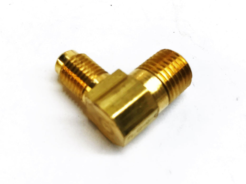 Unbranded Brass 1/4" Male x 1/8" Male Reducing Elbow [Lot of 9] NOS