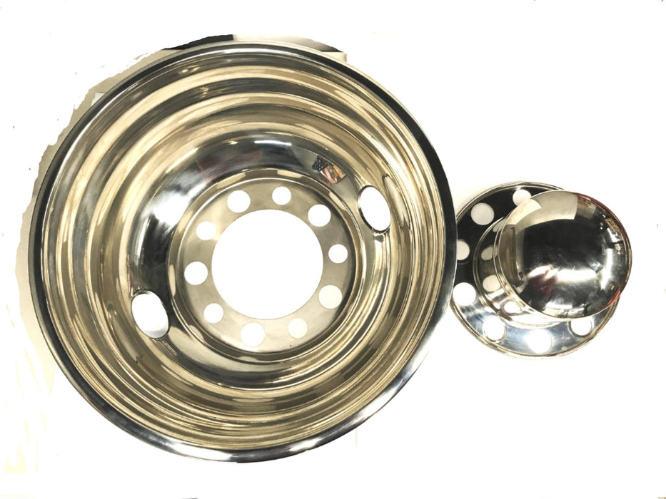 Unbranded Chrome Hub Cap and Axle Cover USED