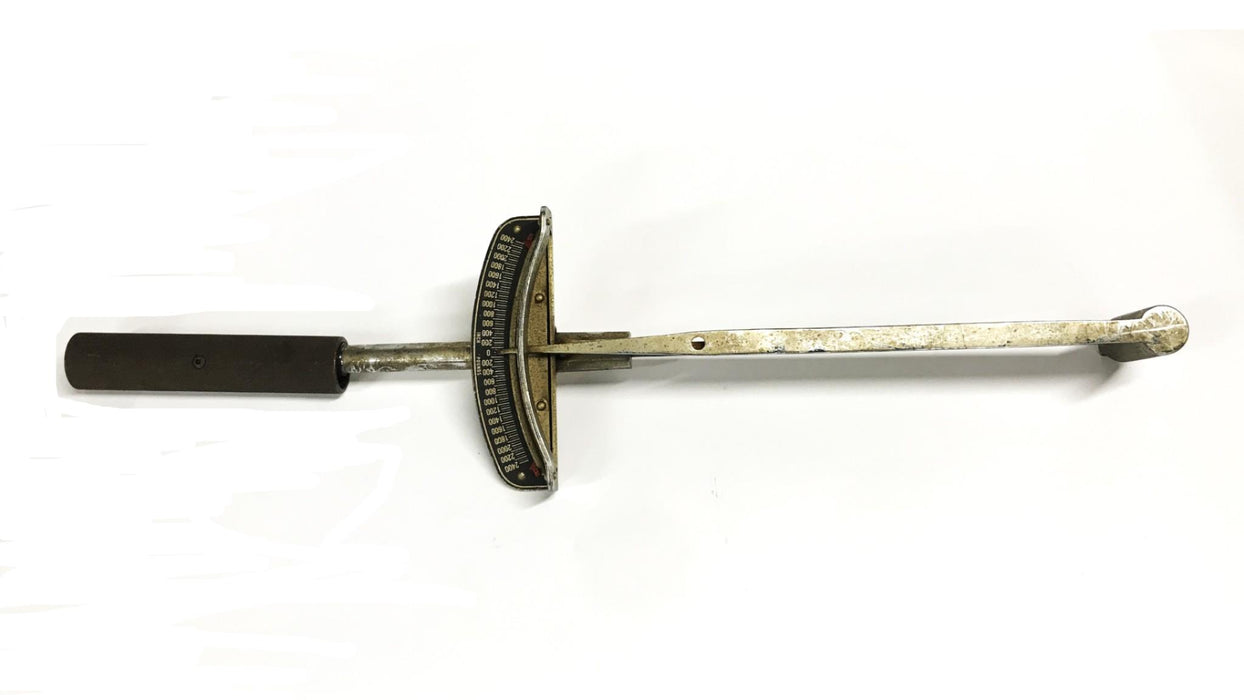 Sturtevant Richmont 3/4 inch Drive Flat Beam Memory Torque Wrench M-2400-I USED