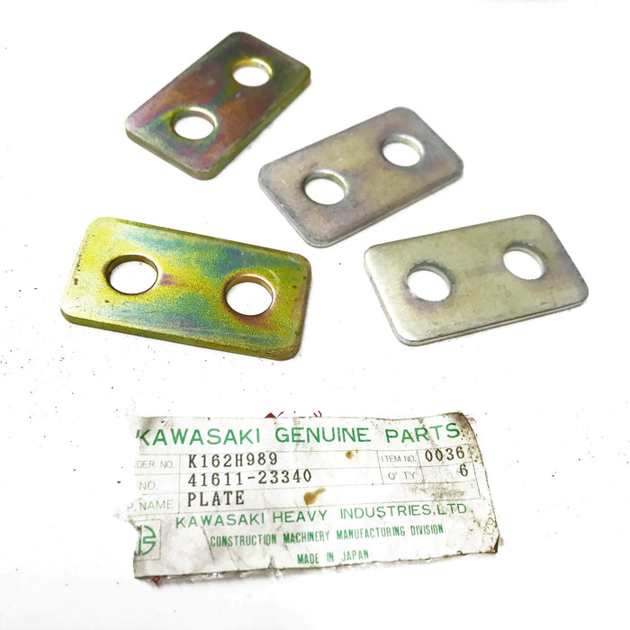 Kawasaki OEM Plate 41611-23340 [Lot of 4] NOS