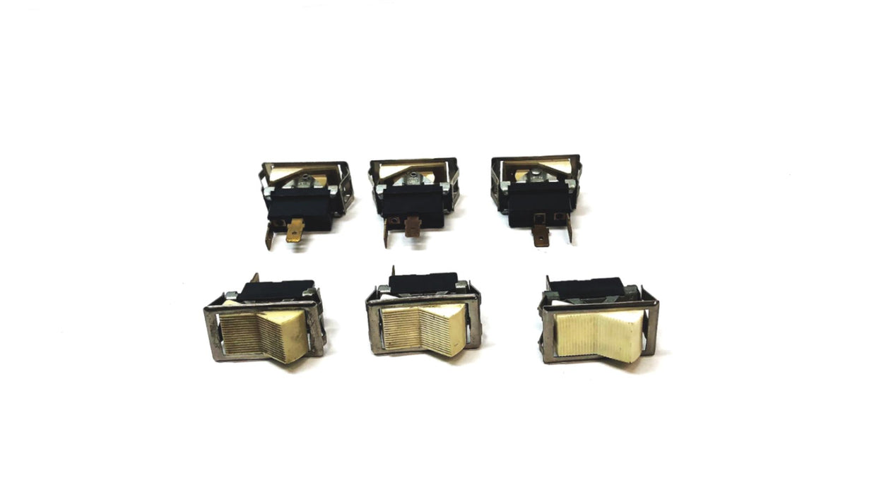 Unbranded 2 Pole Momentary Rocker Switch R301 [Lot of 6] NOS