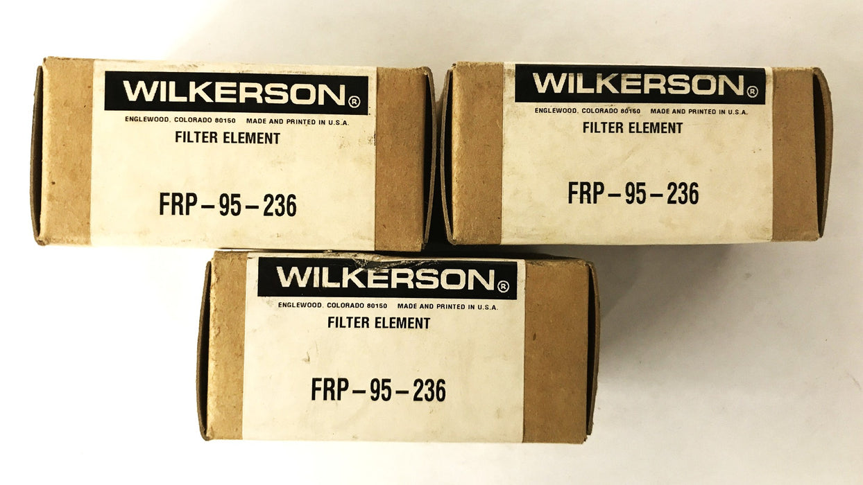 Wilkerson Filter Element FRP-95-236 [Lot of of 3] NOS