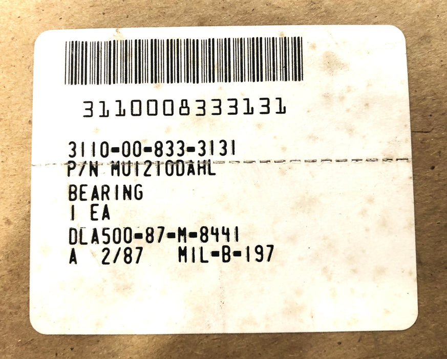 Bower Cylindrical Roller Bearing MU1210DAHL (M1210DAH/MU1210) NOS