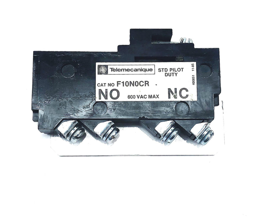 Telemecanique 600VAC MAX STD Pilot Duty F10N0CR NOS