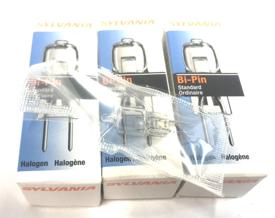 Sylvania 5w 12V Bi-Pin Halogen Lamp/Bulb 58562 (5T3Q/CL) [Lot of 3] NOS