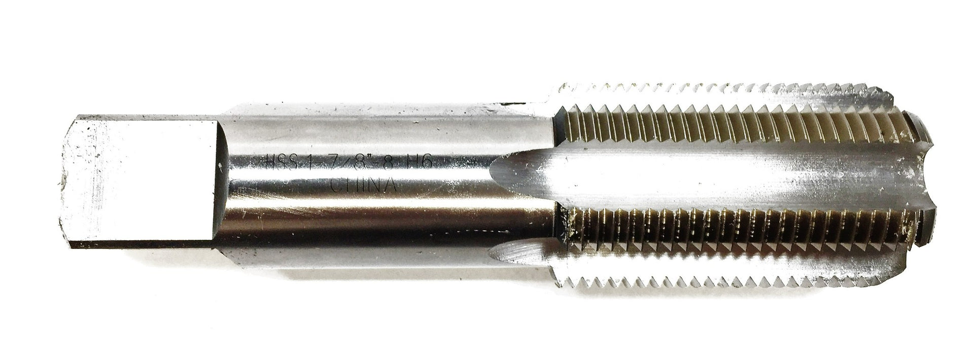 Drill America HSS 1-7/8"- 8 Straight Plug Tap H6 NOS