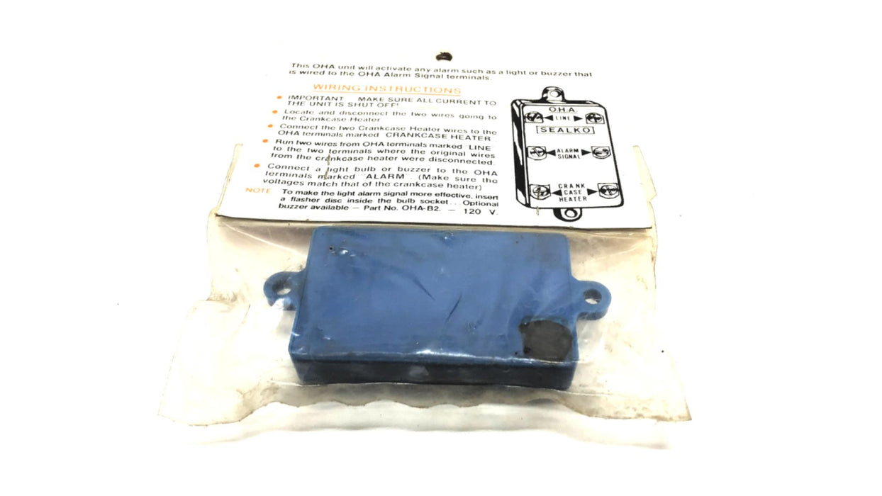 Sealed Unit Parts Solid State Oil Heater Alarm OHA [Lot of 2] NOS