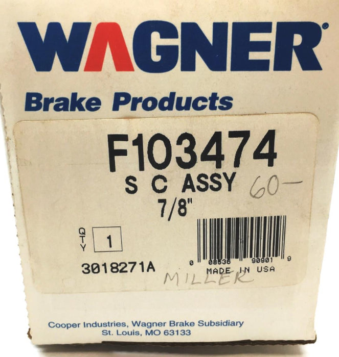 Wagner Clutch Slave Cylinder Assembly F103474 NOS