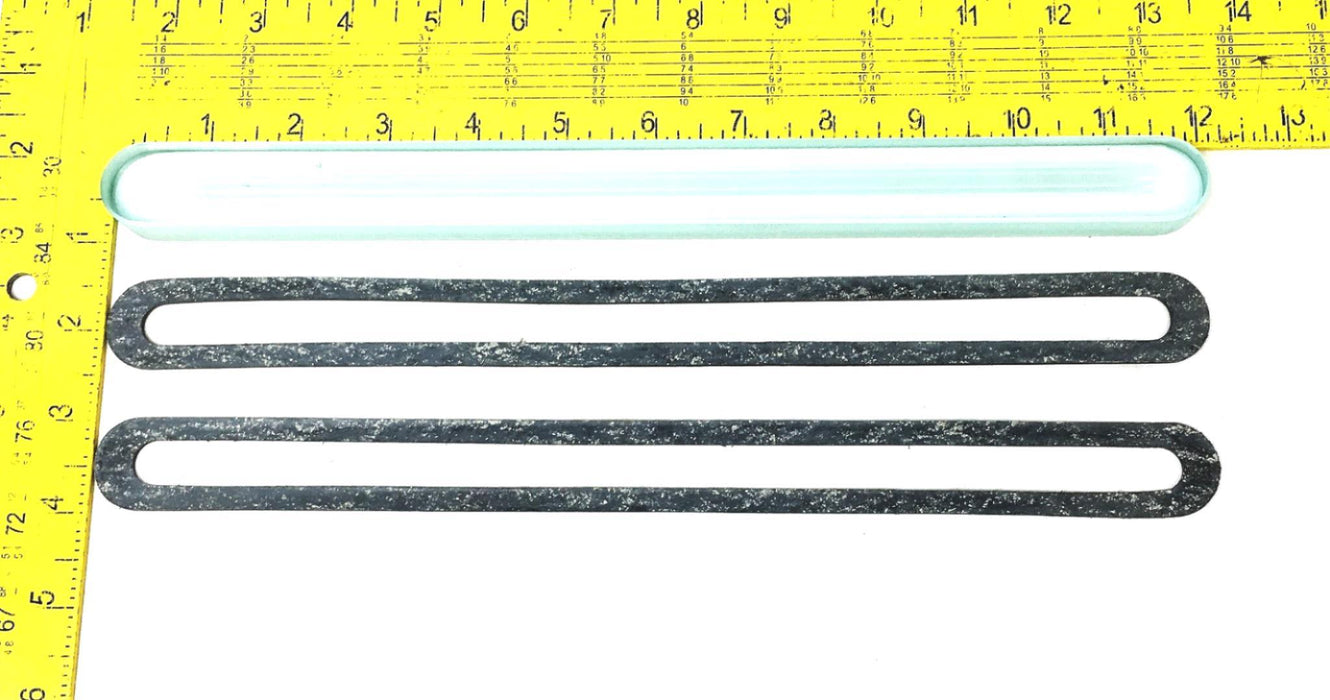 Unbranded Gauge Glass With Gaskets 6680-341457 NOS