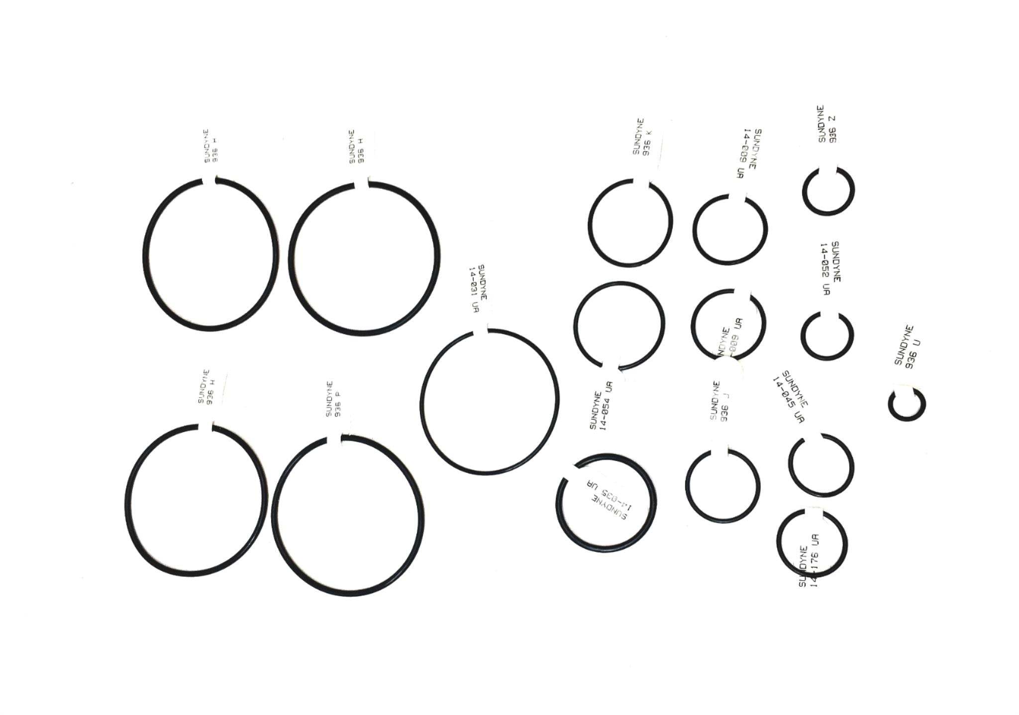 Sundyne LMV-322 O-Ring Kit Including O-Ring Seal And Tab Washer RKORP3 ...