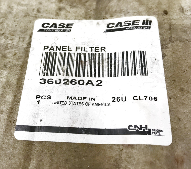 Cab Filter for Case 360260A2 NOS