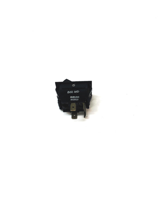 Carling 4 Pole Off/On 1/2 Momentary Rocker Switch 560MD NOS