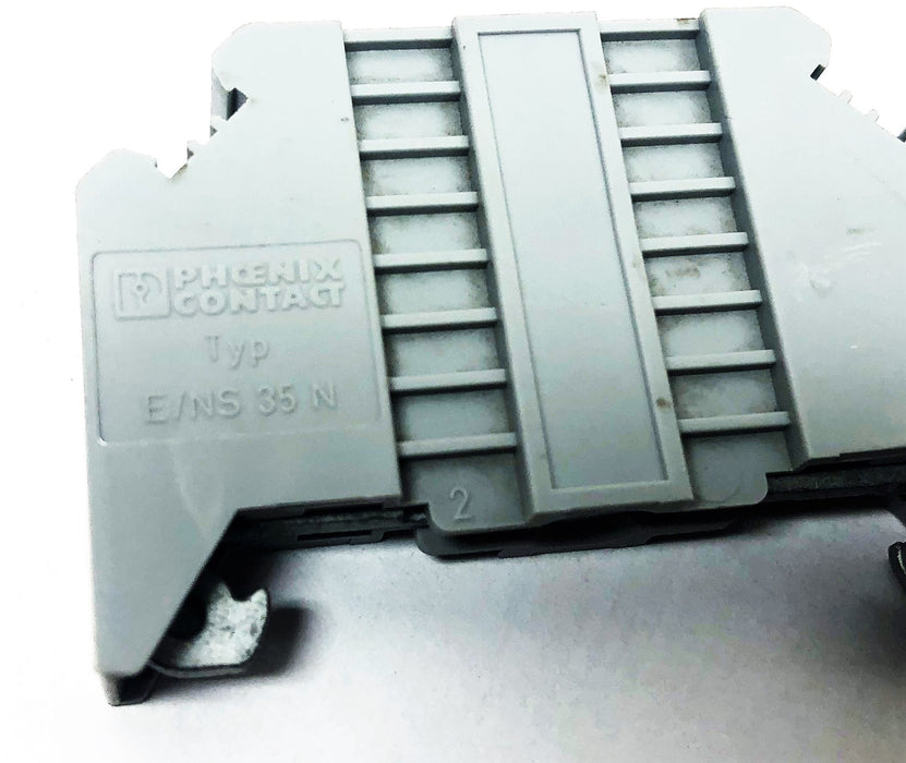 Phoenix Contact Terminal End Block E/NS-35N [Lot of 5] NOS