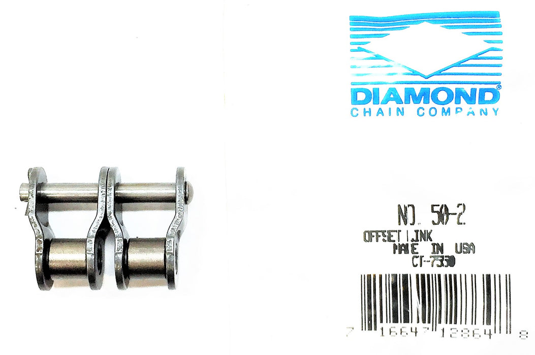 DIAMOND CHAIN COMPANY #50-2 Offset Link CT-7550 [Lot of 5] NOS