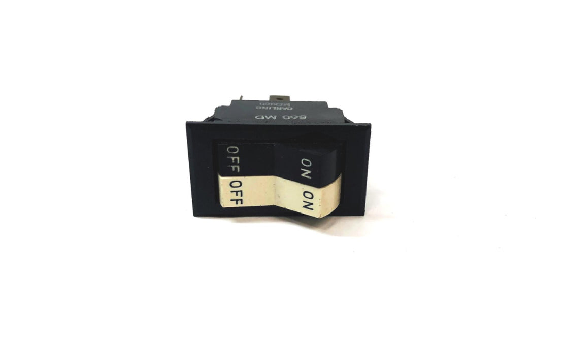 Carling 4 Pole Off/On 1/2 Momentary Rocker Switch 560MD NOS