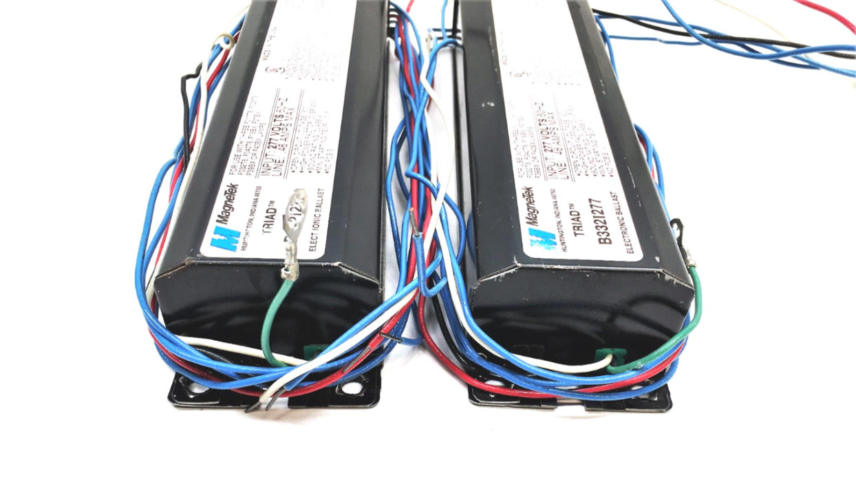 Magnetek Triad 277V 60Hz 0.46A Electronic Ballast B332I277 [Lot of 2] USED