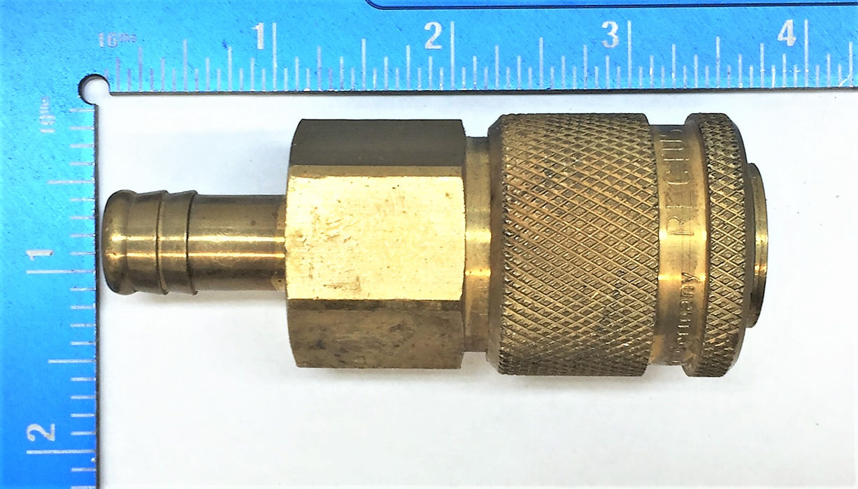 RECTUS Push-On Brass Coupler Type 37 NW 11 [Lot of 3] NOS