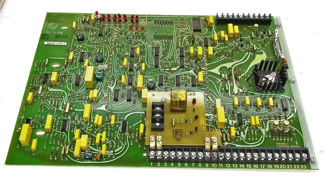 Robicon Gate Board Circuit Board w/ Contact Coil 560-275-2 (5602752) USED