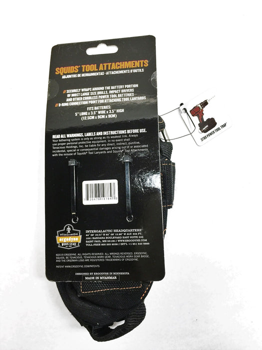 Ergodyne Squids Tethering Trap with D-Ring 3780L NOS