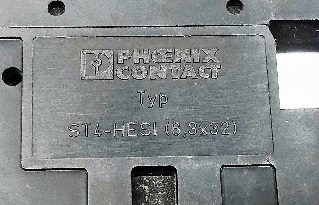 Phoenix Contact 400V 4mm2 Terminal Block ST4-HESI [Lot of 3] NOS