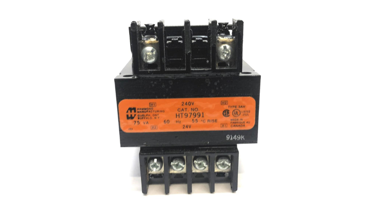 Hammond 75 VAC 240V 60HZ Transformer HT97991 NOS