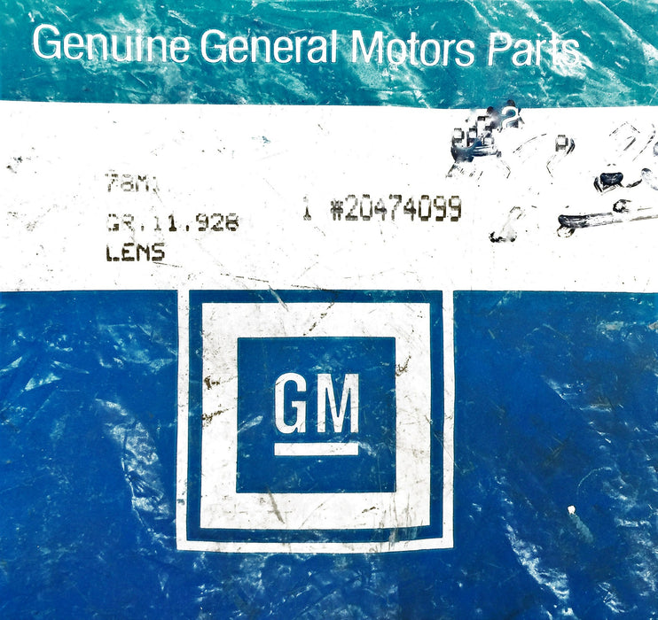 General Motors/GM Dome Light Lamp Lens 20474099 NOS