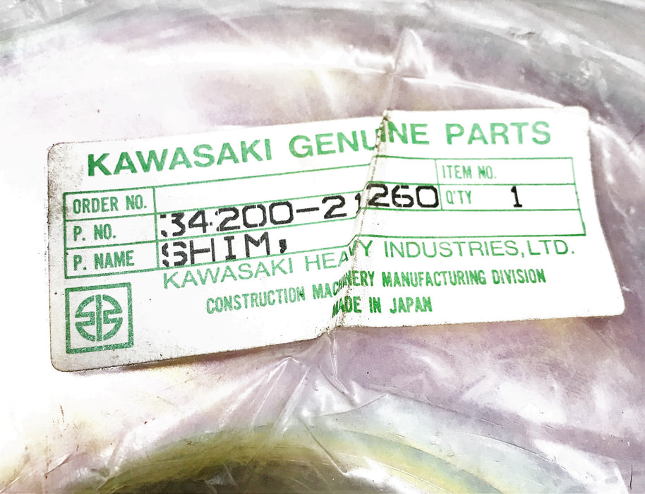 Kawasaki OEM Shim Kit 34200-21260 NOS