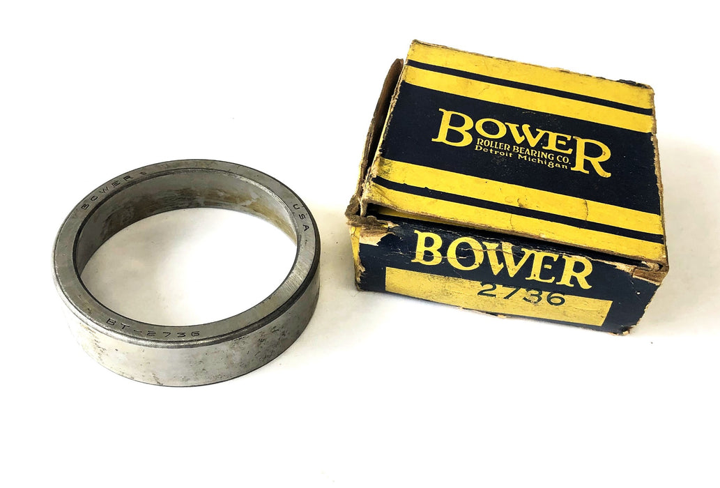 Bower Tapered Roller Bearing Cup BT-2736 NOS