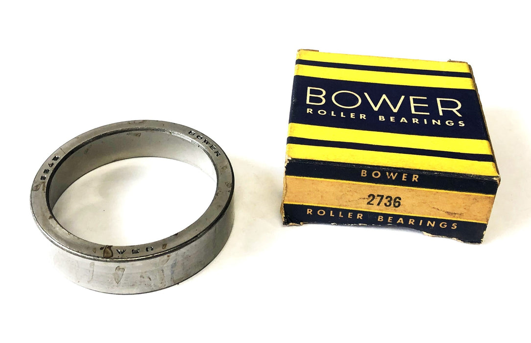 Bower Tapered Roller Bearing Cup 2736 NOS