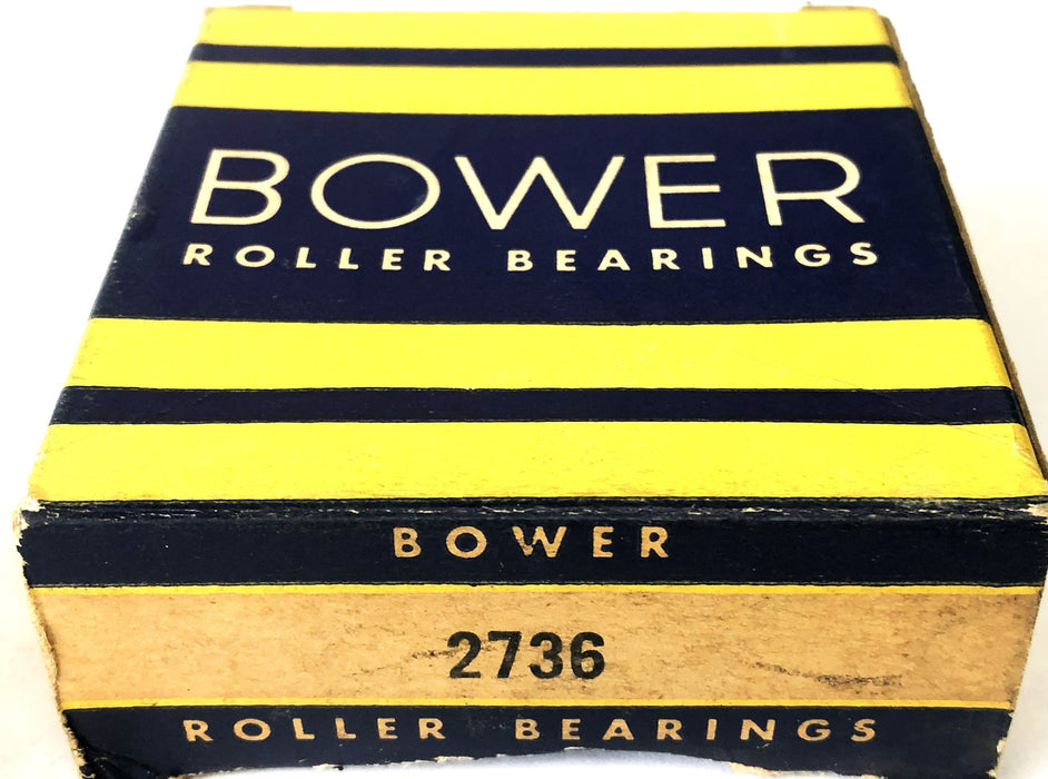 Bower Tapered Roller Bearing Cup 2736 NOS