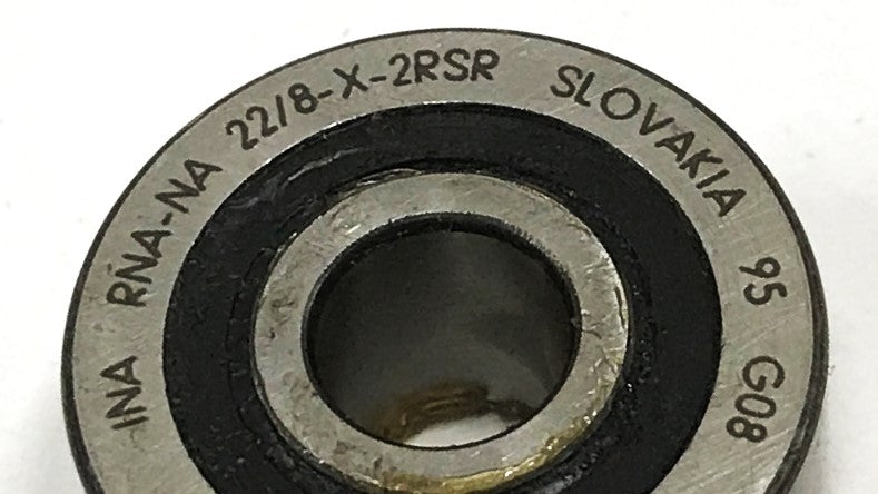 INA Bearings Yoke Type Track Roller RNA-NA22/8-X-2RSR [Lot of 2] NOS