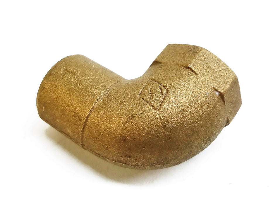 FF 1" Female Pent  x 1" Sweat 90 Degree Brass Elbow [Lot of 3] NOS