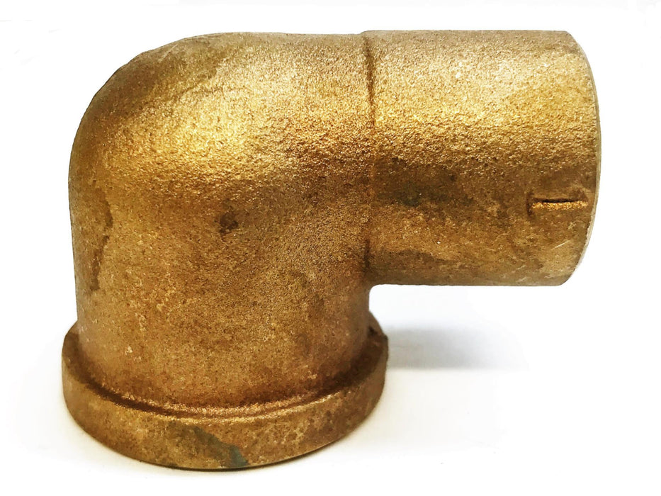 Nibco Bronze 1" Female x 1" Sweat 90 Degree Elbow [Lot of 2] NOS
