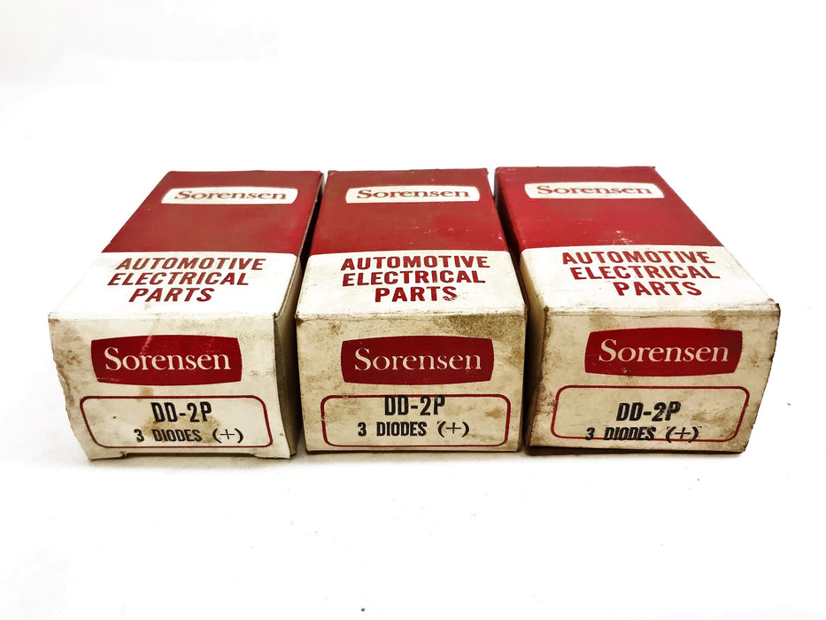 Sorensen Set of 3 Diodes DD-2P [Lot of 3] NOS