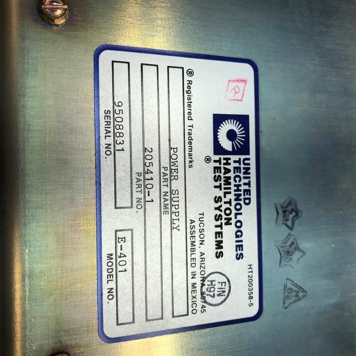 OTIS/United  "E-401" Heavy Duty Power Supply Assembly 205410-1 NOS