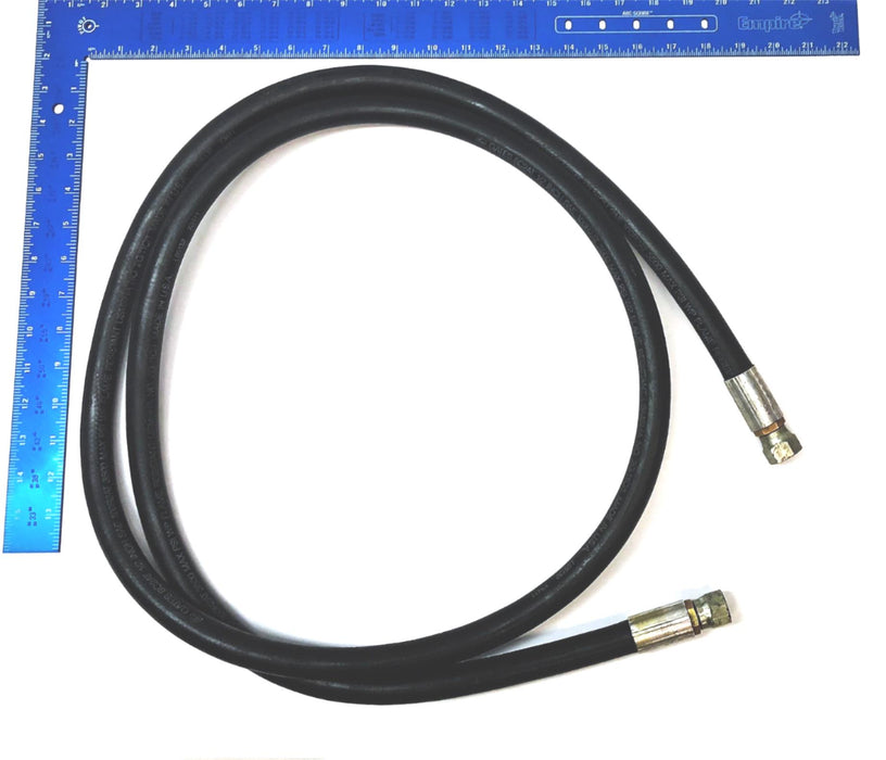 Gates 1/2 Inch SAE 3500 Max PSI 8 Feet OAL Hydraulic Hose 8C2AT USED