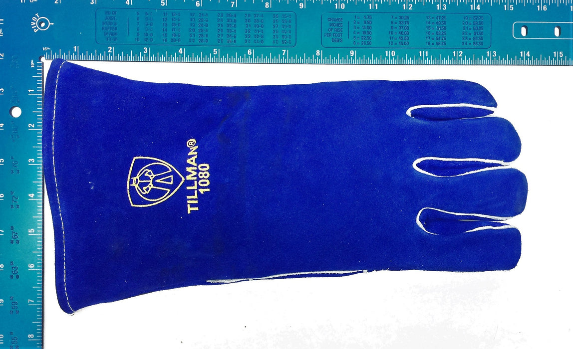 Tillman Blue Lined Welding Gloves 1080 (LARGE) NOS