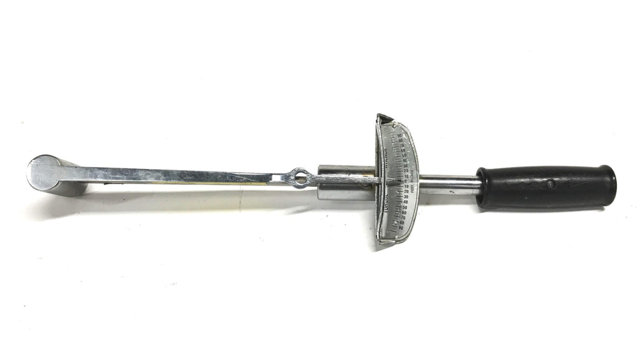 Sturtevant 1/2 inch Drive Flat Beam Memory Torque Wrench F-100 USED