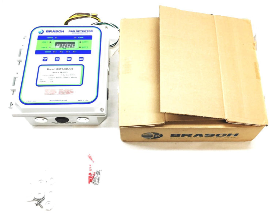 Brasch Series GSE Generation 2 Carbon Monoxide Gas Detector GSE2-CM-120 NOS