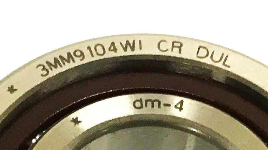 Timken/Fafnir Angular Contact Bearing (Single Bearing) 3MM9104WIDUL NOS