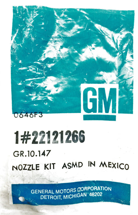 General Motors/GM Windshield Washer Nozzle 22121266 NOS