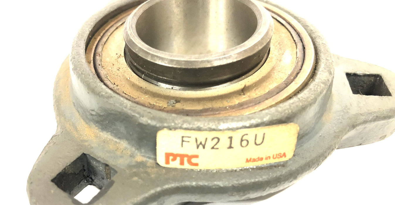 Link-Belt Flanged 3-Bolt Bearing Unit With Collar FW216U NOS