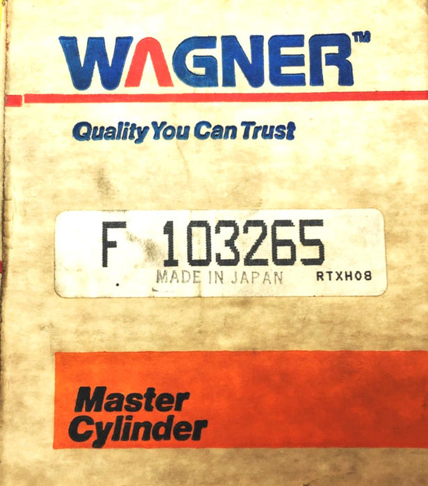 Wagner Clutch Master Cylinder F103265 NOS