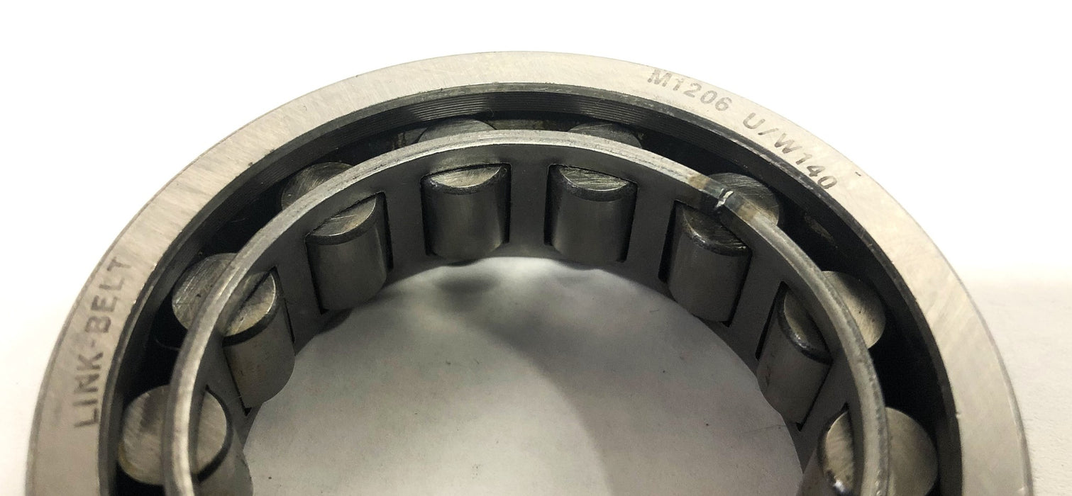 Link-Belt Cylindrical Roller Bearing Roller Cage With Snap Ring M1206U/W140 NOS