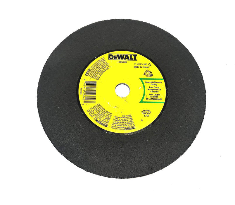 DeWalt 7X1/8X5/8 Inch Concrete/Masonry Cutting Wheel DWA3502 [Lot of 3] NOS