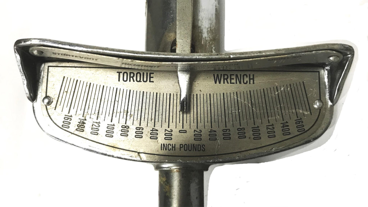 Sturtevant 1/2 inch Drive Flat Beam Torque Wrench S-1800-1 USED