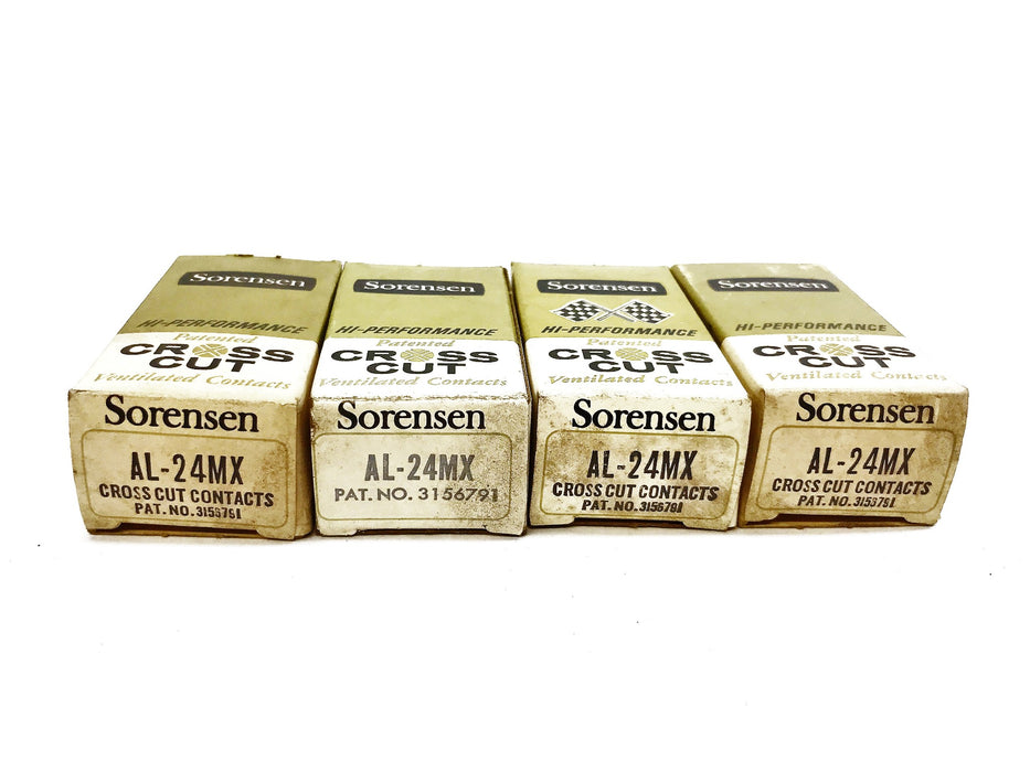 Sorensen Ignition Cross Cut Contact Set AL-24MX [Lot of 4] NOS
