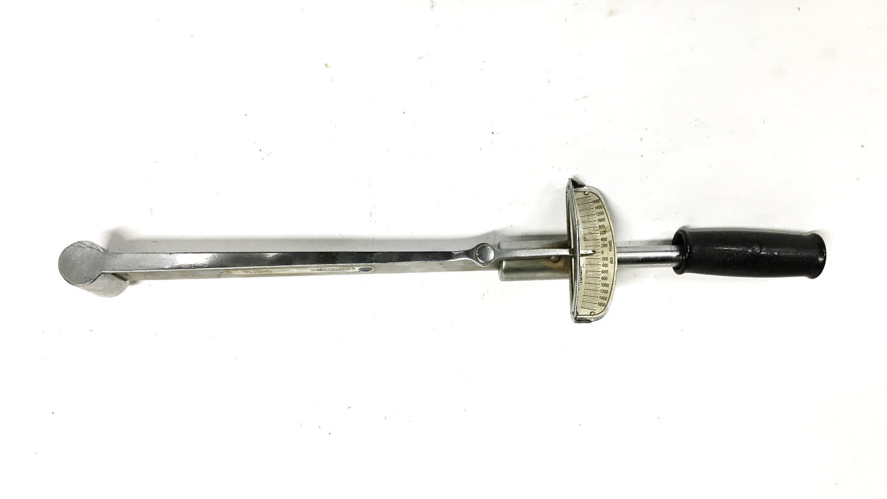 Sturtevant 1/2 inch Drive Flat Beam Torque Wrench F-1800-1 USED