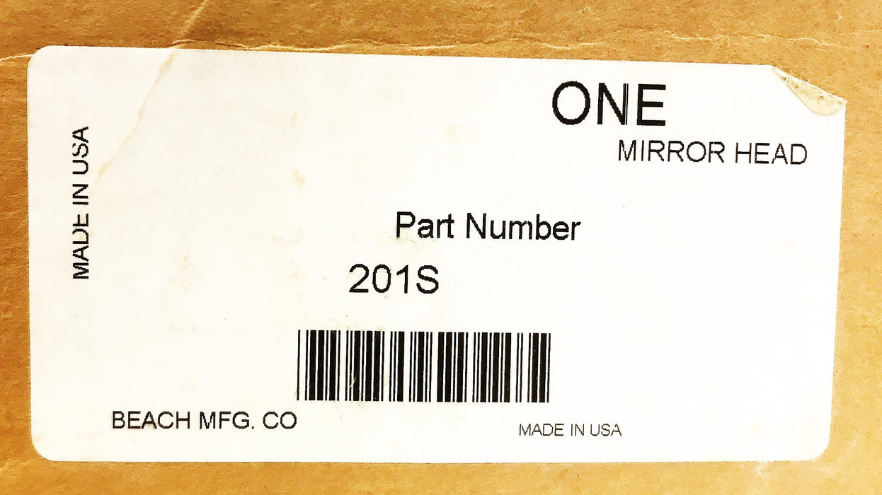 Beach MFG. Co. West Coast Convex Mirror 201S NOS